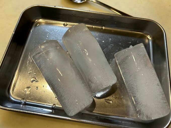 水筒用の氷が簡単につくれる!