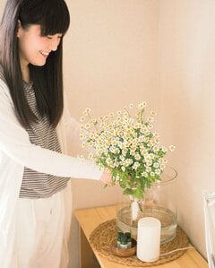 月2回の花購入で、ストレス買いを阻止