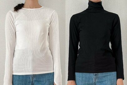 アラフォーは“インナー”であか抜ける。GU990円の使える「リブT」2つ
