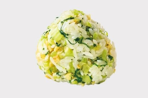 油揚げと青菜のおにぎり