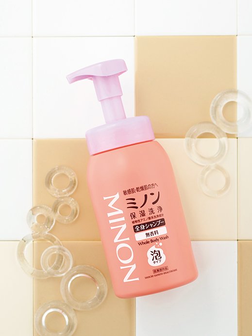 ミノン全身シャンプー泡タイプ