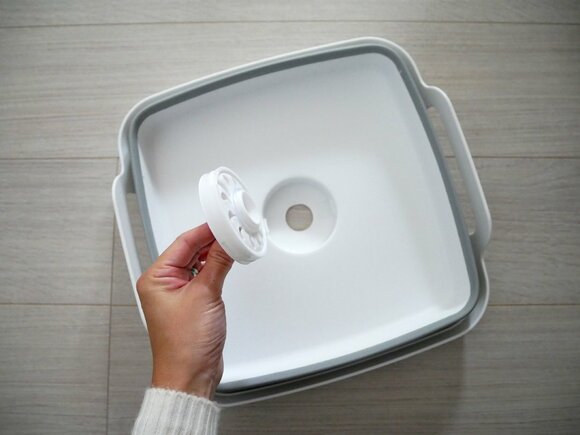 お水を入れた状態でも簡単