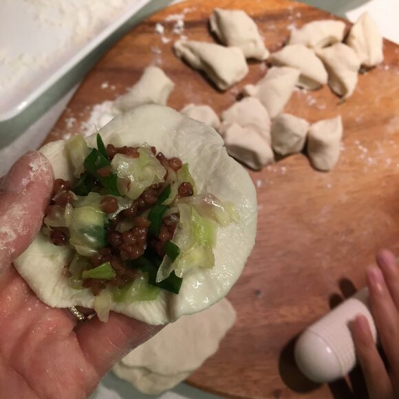 あんを包みます