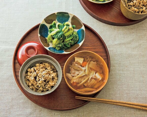 ヒジキとゴマの炊き込みご飯