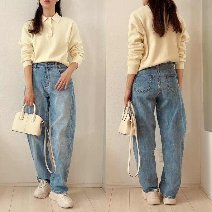 デニムあわせでカジュアルコーデ