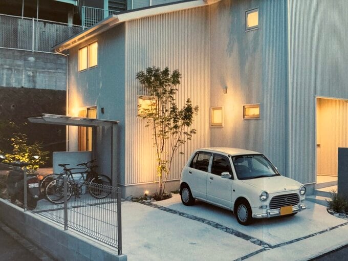 プライバシーに配慮した家