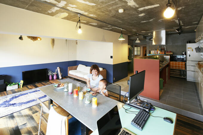 LDKはレール式照明