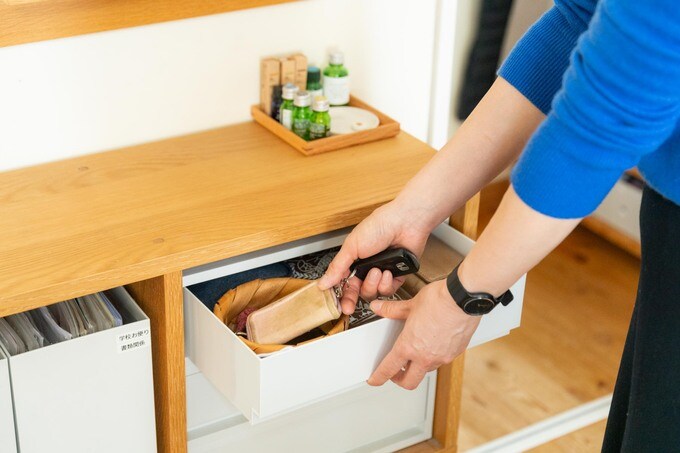 チェストの引き出し