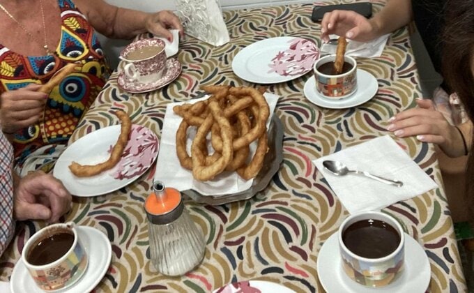 自宅のチョコラテパーティ