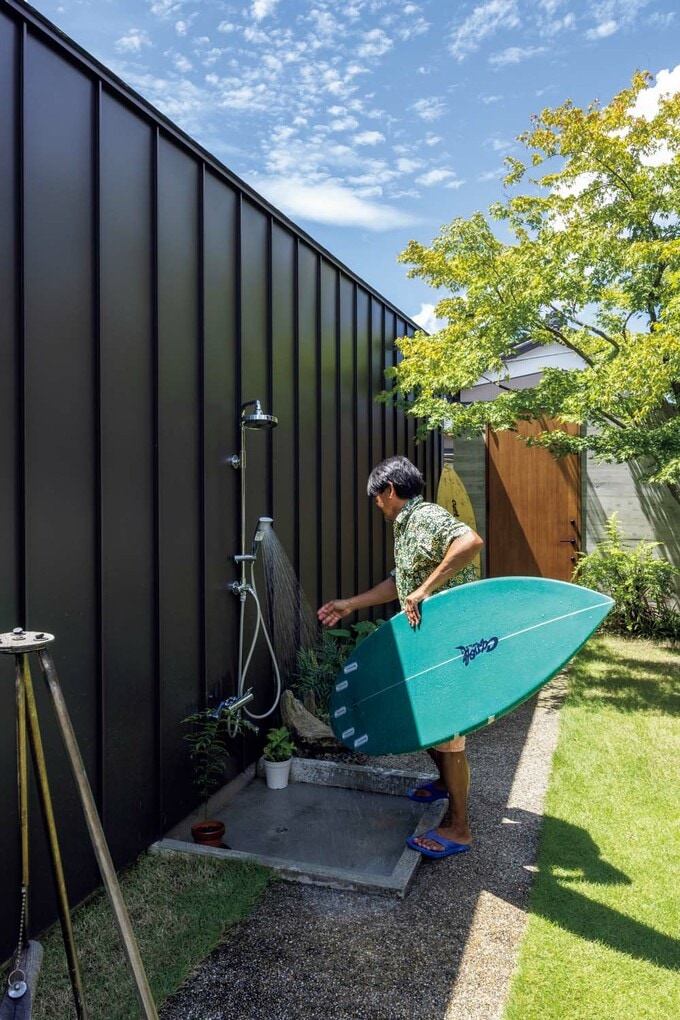 シャワーも設置