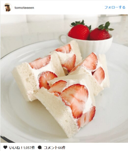 お店みたいなイチゴサンド