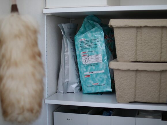 掃除グッズとペットグッズは一か所にまとめて