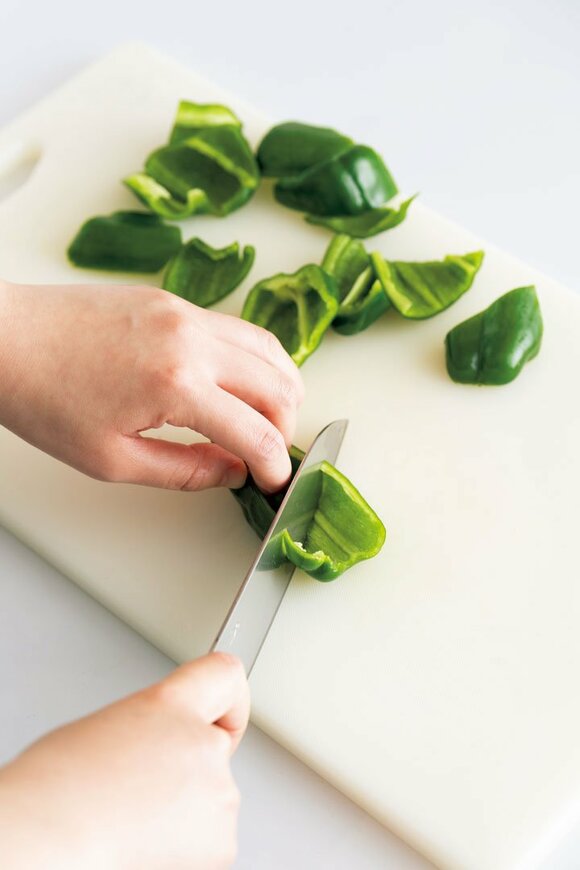 ピーマンカット