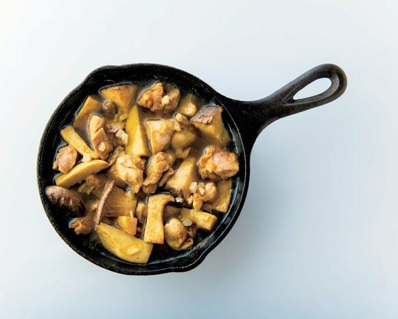 鶏肉とエリンギ