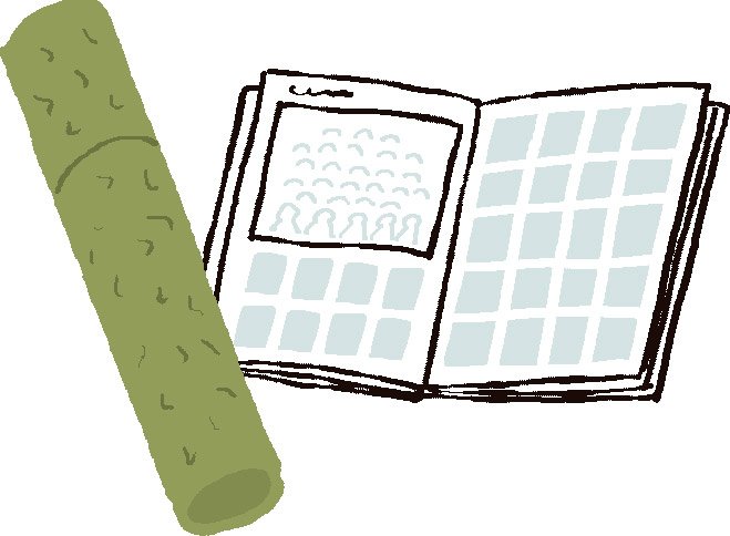 卒業証書、アルバムイラスト