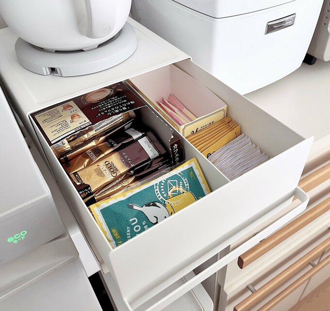 towerの「引き出し付きキッチン家電下ラック」