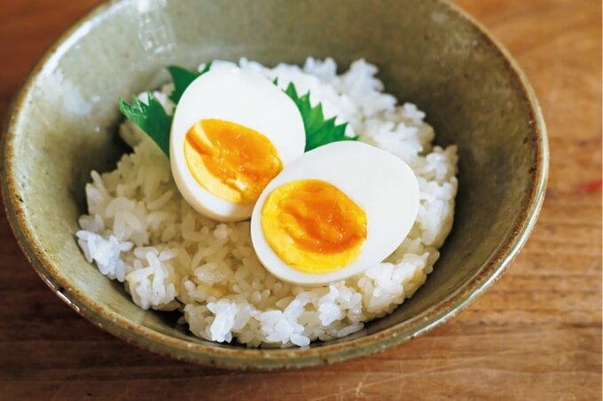 白米とゆで卵