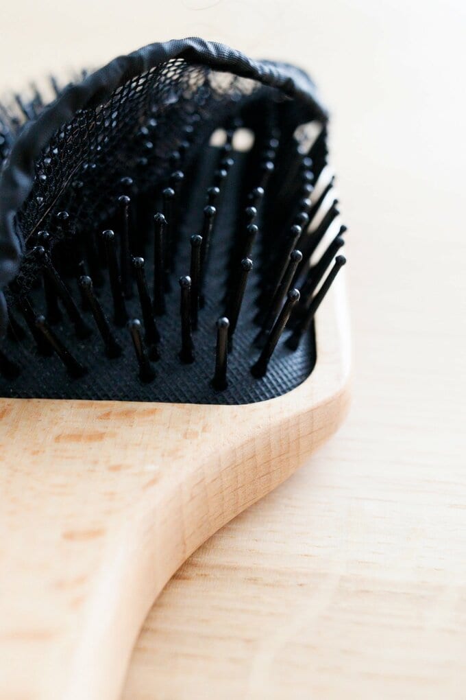 ブラシにお団子ネット