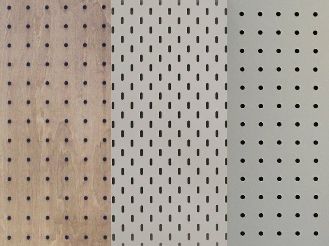 3種類のペグボード