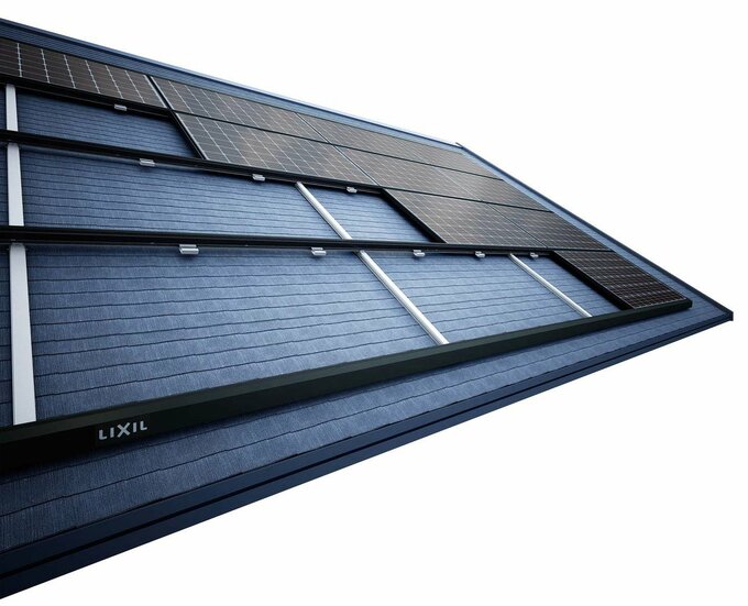 LIXIL［ソーラーラック］の断面