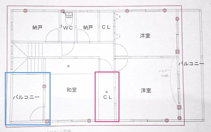 2階間取り図