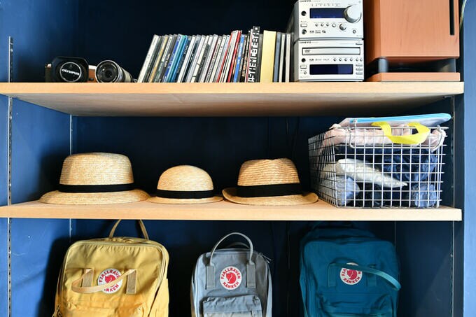 玄関のオープン収納