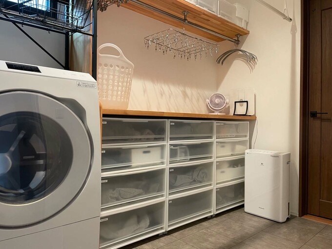 洗濯機とランドリールーム