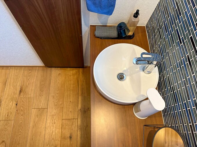 上から見た手洗い場