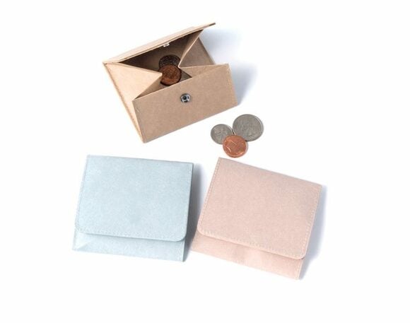 和紙でできたコインケース