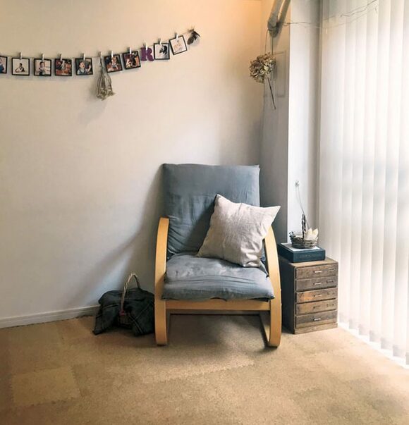 麻布と羽毛布団でクッションを丸ごと手づくり