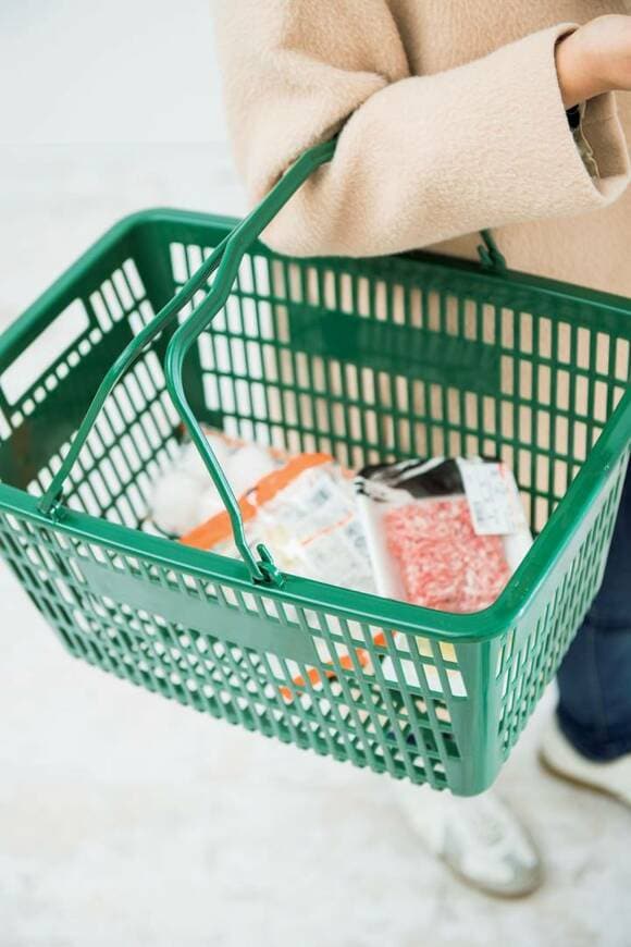 スーパーのかご