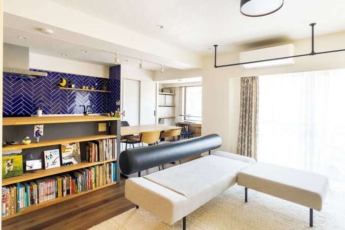 リビングからDK方向を見たとこ