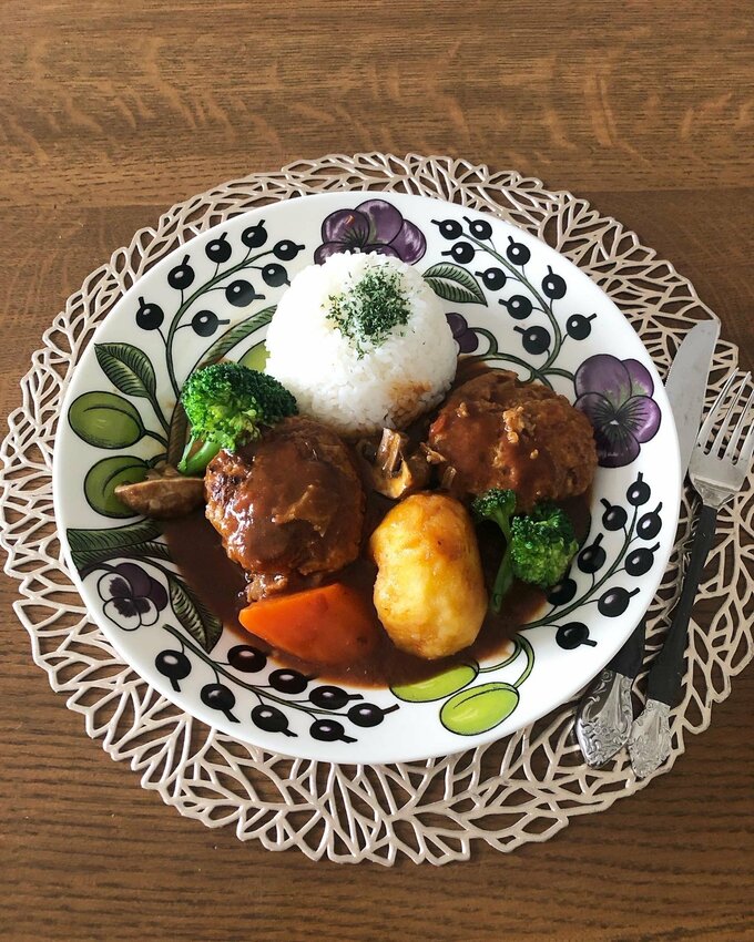 ハンバーグプレート