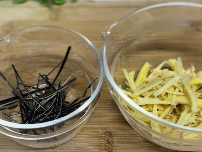 生姜・昆布の千切り