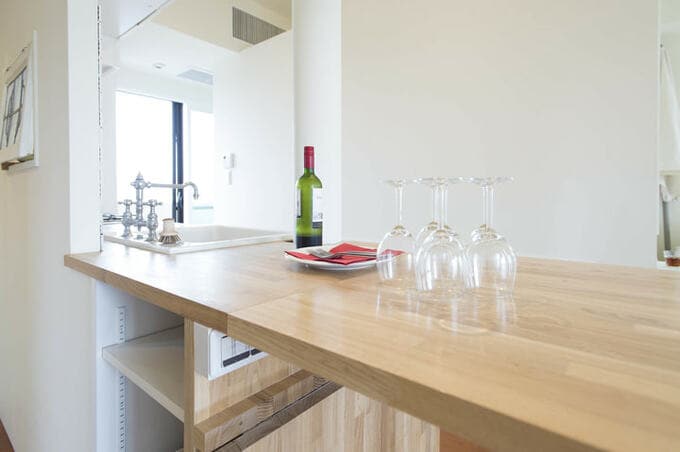 高さの変わるテーブル