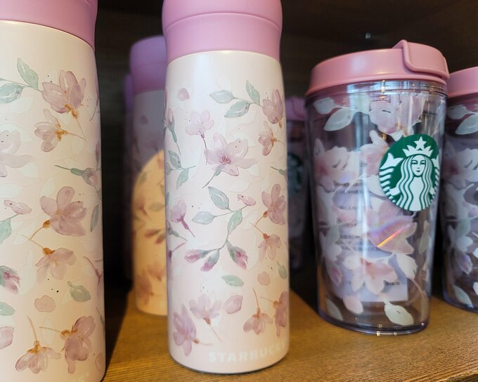 SAKURA2024タンブラーナチュラルとステンレスボトルナチュラル