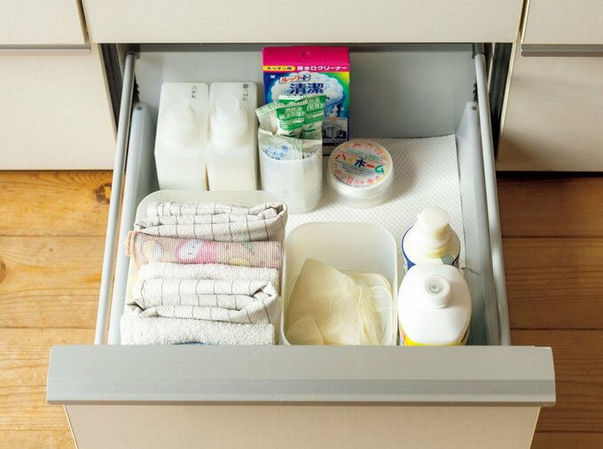 シンク下の引き出し