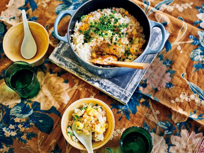 炒めないチャーハン