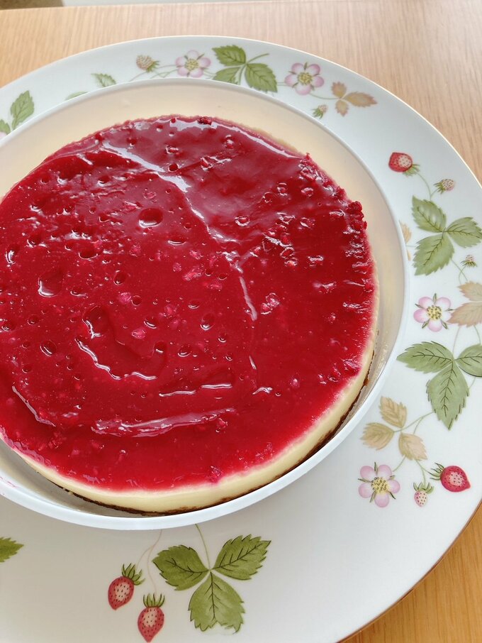 フランボワーズのチーズケーキ