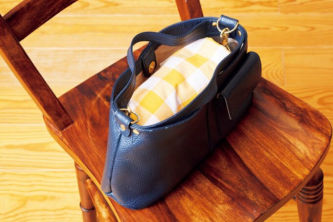 不要な布やタオルをつめて収納画像