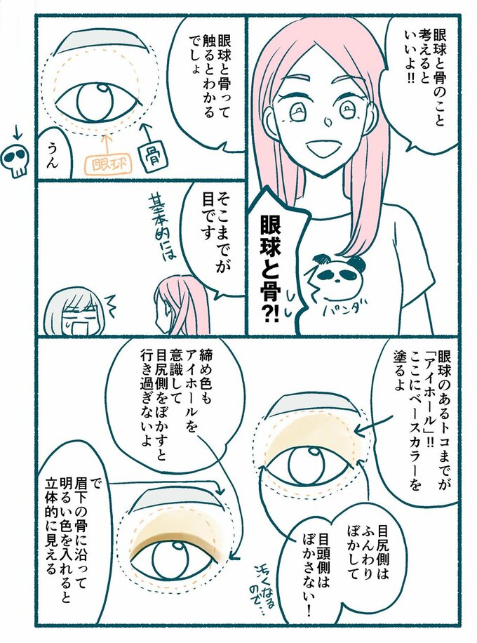 アイシャドウ漫画