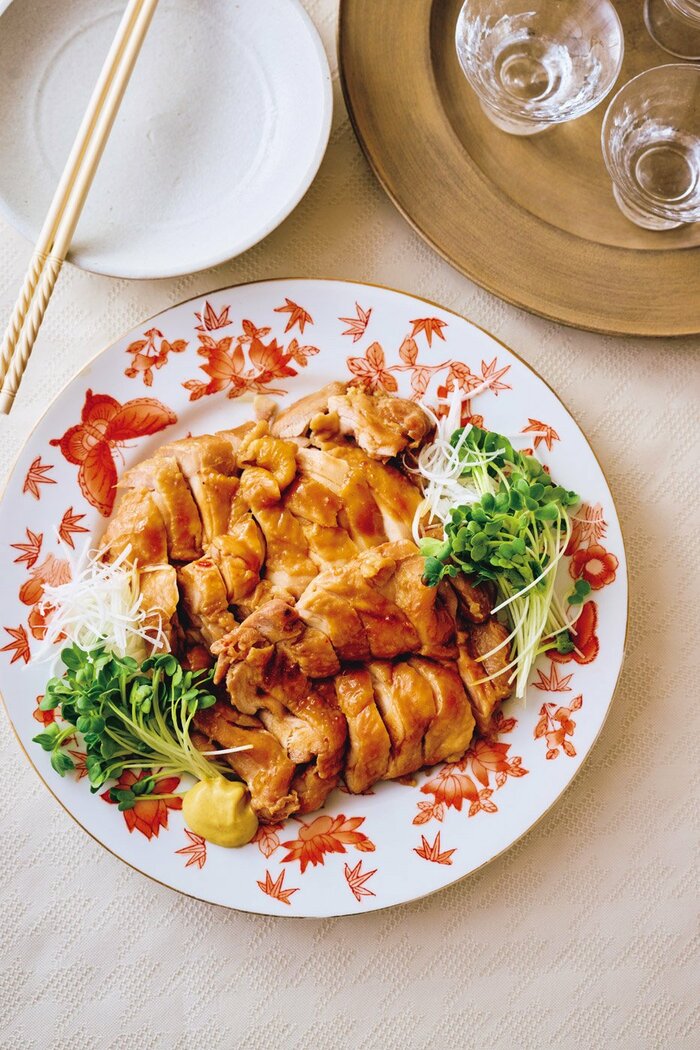 中華風ごちそう「鶏肉のレンチンしょうゆ煮」のレシピ。簡単にできて