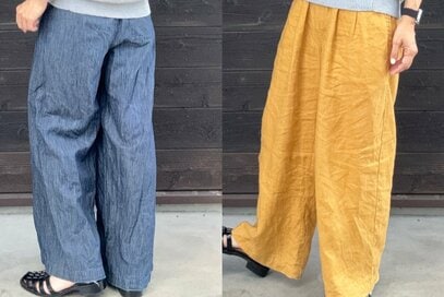 40代がハマった無印良品「リネンパンツ」。思わず2色購入し、着こなしの幅もアップ