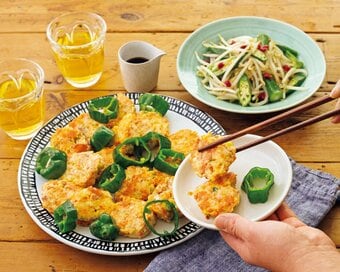 鮭の簡単ひと口バーグ。豆腐と合わせたふんわり食感で家族ウケ必至