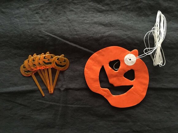 カボチャピック&ペーパーガーランド