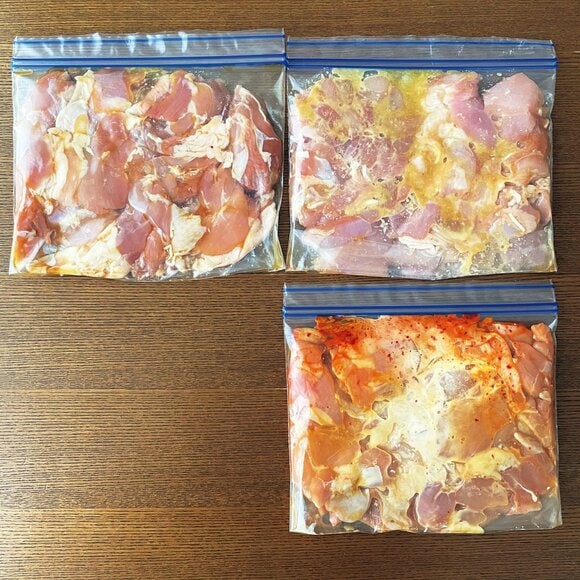 ジップロックにお肉