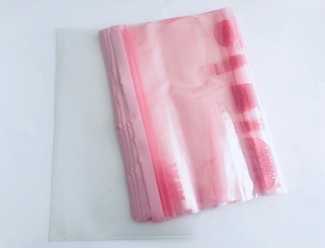 袋を半分に折る