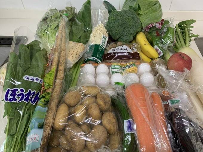 たくさんの野菜