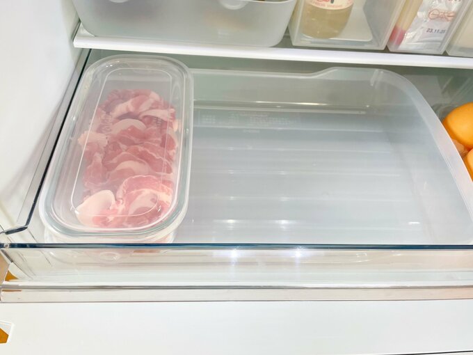 保存容器に移し替えることでスペースに余裕が生まれる