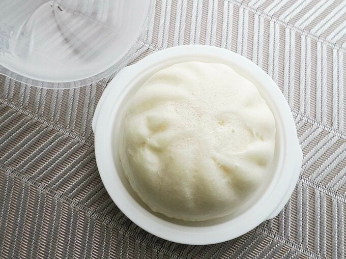 レンジ後の肉まん